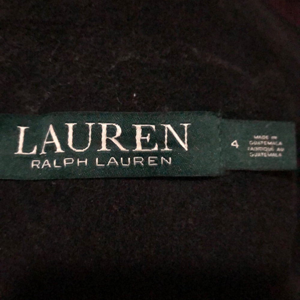 Lauren Ralph Lauren Maxi Reefer Coat (Black) - Picture 2 of 3